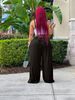 High Waisted Women's Athletic Pants Loose Fit Straight Leg Casual Wide Leg Floor Length For Spring Autumn_ecoleips.com