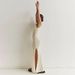 Women's Clothing Sexy Hook Flower Hollow Knitted Split Dress Long Dress Women's Bikini Swimsuit Outer Wear Holiday Beach Cover Up_ecoleips.com