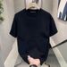Women's Clothing Handsome Heavyweight Cotton Short Sleeved T Shirt For Men And Women In Summer Ins Trendy Street Loose Round Neck Cotton Top_ecoleips.com