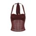 AD975 Sexy Hot Girl Polka Dot Semi-Transparent Camisole For Women, New Summer Slim-Fit Short Versatile Top_ecoleips.com