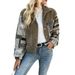 Aria Basics In-stock European And American Cross-border Foreign Trade Women's Clothing: Lapel Long-sleeve Button Jacket, Casual_ecoleips.com