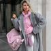 Women's Oversized Fleece Pullover – Cozy Sherpa-Lined Hoodie With Stand Collar (Winter 2025 Trend)_ecoleips.com