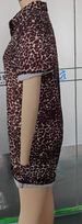 New Women's print holiday style lapel design shirt shorts suit women_ecoleips.com