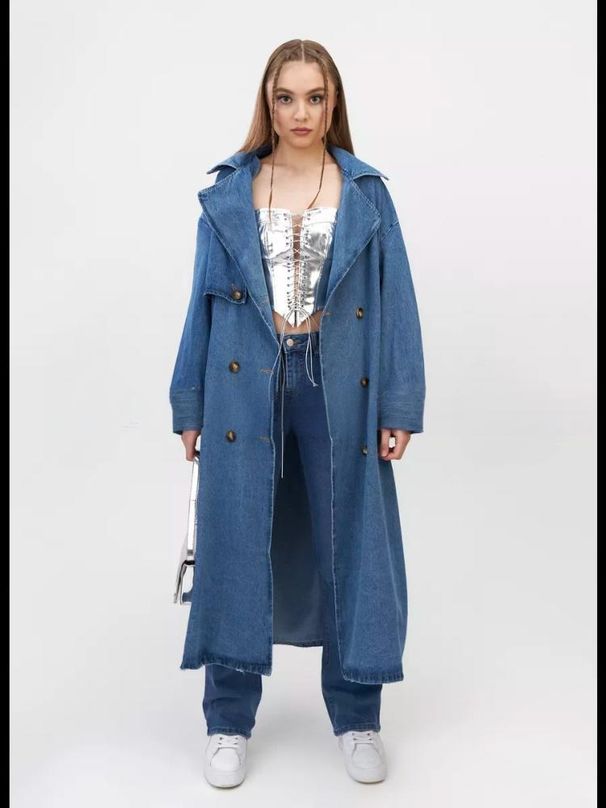 Women's Clothing Terenche Dzhynsovich Dzhynny Thick Long Denim Jacket For Women_ecoleips.com