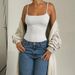 European And American Style Short Top, 2025 Spring New Model, Solid Color Slim-fit Hot Girl Fashion Camisole, Wholesale_ecoleips.com