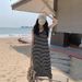 Summer New Striped Camisole For Women Plus Size Loose Fit Long Dress European And American Style_ecoleips.com