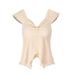 AD844 New French Retro Sexy Fashionable Backless Strapless Short Waist-Cinching Tank Top For Cross-Border Trade_ecoleips.com