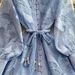 Elegant Female Palace Style Dress French High End Tie Waist Hollow Embroidery Single Breasted a Line Skirt for Women_ecoleips.com