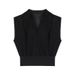 Bodycon Short Skirt Set For Women Summer Elegant Slimming High-end Off-shoulder T-shirt Sleeveless Vest Ins Trend_ecoleips.com