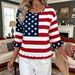 Summer Ruffle Sleeve T-Shirt For Women Loose Round Neck Printed Casual Top Style Women's Clothing_ecoleips.com