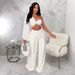 Women’s Clothing Fashion Women's Clothing New One Shoulder Pleated Casual Solid Color Suit_ecoleips.com