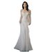Elegant White Evening Gown for Women Annual Meetings Coming of Age Ceremonies Banquets And Hosting Events Party Wear_ecoleips.com