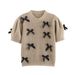 Butterfly Knot Sweater – Cropped Ribbed Pullover | Minimalist Elegance With Edge_ecoleips.com