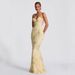 Women's Summer Floral Halter Dress Backless French Romantic Design Herringbone Steel Supported Thin Casual Dress for Ages 16-45_ecoleips.com