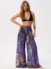 K New Sexy Women's High-waisted Chiffon Casual Trousers_ecoleips.com