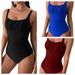 New European And American Sexy Women's Solid Color One Piece Bikini Swimsuit Hot Selling Swimsuit Bikini_ecoleips.com
