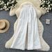Relaxed High-Waisted Palazzo Pants For Women - Linen-Like Wide Leg Trousers With Elastic Waist & Ruffled Hem_ecoleips.com