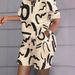 2027 Summer Fashion European-USA Stylw Tracksuits Women O-Neck Short Sleeve T-Shirt + Shorts Two-Piece 3D Digital Color Printing Casual Sets S-6XL_ecoleips.com
