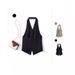 Women's Clothing Halter neck suit vest vest spring new top design niche temperament sleeveless waistcoat_ecoleips.com