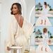 2025 New Women's Home Skirt Round Neck Deep V-Back Bareback Bikini Top Cover_ecoleips.com