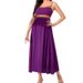 XQY Spring Summer Women's Muslim Fashion Sequin Ribbon Set Dress_ecoleips.com