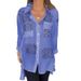 Women's Print Swallowtail Shirt Loose Fit Fashion Spring Summer New Independent Station Clothing_ecoleips.com