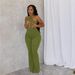 Women's Clothing Halter Neck Slim Fit Lace Up Backless Sexy Hot Girl Jumpsuit Flared Jumpsuit_ecoleips.com