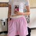 Women's Clothing Summer New Double Head Striped Loose Shorts For Women's Leisure_ecoleips.com