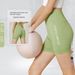 Women's Clothing High Waist Belly-lifting Hip Running Fitness Shorts Quick-drying Yoga Three-point Pants Sports Tight Pants_ecoleips.com