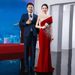 Women's Velvet Evening Party Dress Elegant Grand Annual Meeting Hostess Light Luxury Red Niche Style New_ecoleips.com