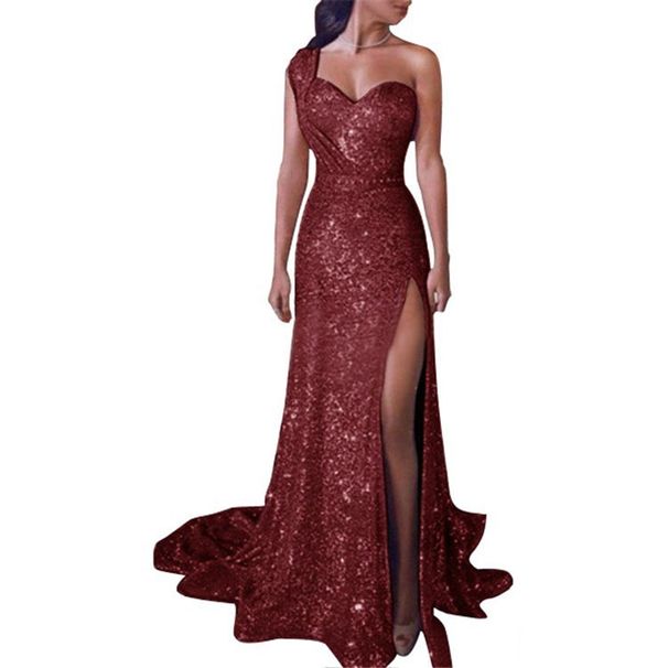 Women's Clothing High End Fashion Temperament Dress Gold Stamping Mercerized Cotton Long Skirt Evening Dress_ecoleips.com