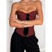 Aria Basics Aria Basics Cross-border Independent Website Ins European And American Style Sexy Hot Girl Strapless Tie Pure Desire Solid Color_ecoleips.com