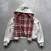 Unisex Reversible Plaid Zipper Cardigan Hoodie Y2K Style Autumn Winter Street Fashion Sweatshirt_ecoleips.com