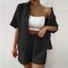 Summer Women's Fashion Casual Shorts, Short-Sleeved Tops, Shirts, Buttoned Cardigans, And Casual Outfits_ecoleips.com
