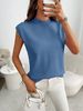 Summer Women's Solid Color Commuter Pullover Sweater Knitwear_ecoleips.com