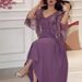Women's Clothing Embroidered Shawl A Swing V-Neck_ecoleips.com