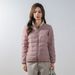 Pinghu Chixin Women's 90% Solid Color Stand Collar Seamless Quilted Down Jacket Short Large Size Coat_ecoleips.com