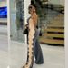 K Women's Fashion Contrasting Color Personalized Tassel Casual Leggings Jumpsuit_ecoleips.com