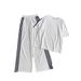 Women's American Style Fashion Summer Simple Short Sleeve T-Shirt And Wide Leg Pants Casual Two Piece Set_ecoleips.com