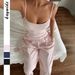 Diyun European And American Y2K Sports Camisole Solid Color Long Pants Set Women's Clothing 2025 Autumn Winter_ecoleips.com