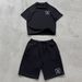 "Women's Elastic Zip Pants - High Street Hip-Hop Casual Trousers, Y2K Streetwear, Solid Color Comfort Fit, Polyester Fabric"_ecoleips.com