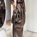 Women's Clothing Long Sleeved Cardigan Jacket + High Waisted Slimming Wide Leg Pants Satin Two Piece Set For Women_ecoleips.com