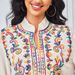 Muslim Abaya Dress For Women - Embroidered Elegant Long Sleeve Maxi Dress_ecoleips.com
