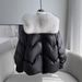Luxury Fox Fur Trim Hooded Down Jacket For Women - Loose Fit Vintage Chinese Style Winter Coat With Nylon Shell & Duck Feather Filling_ecoleips.com