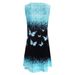 2025 European And American Fashion New Sleeveless Butterfly Gradient Print Tank Dress_ecoleips.com
