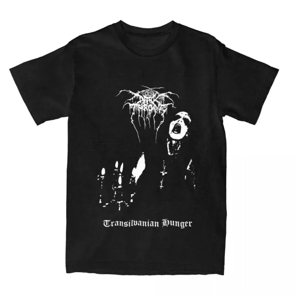 Men Women T Shirt Darkthrone Transilvanian Hunger Vintage Pure Norwegian Black Metal Band T Shirt Large Size Tshirt_ecoleips.com