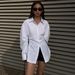 Women's Clothing White Long Sleeved Slim Shirt For Women Niche Design_ecoleips.com