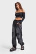 Retro Distressed Patchwork High-Waisted Drawstring Loose Slim Fit Jeans for Women 2025 European And American Style Cross Border Hot Selling_ecoleips.com
