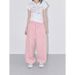 American Style Sweatpants For Women 2025 Spring Autumn New Style Loose Straight Versatile Casual Wide Leg Long Pants_ecoleips.com