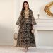 Elegant Saudi Jalabiya Dress – Long Sleeve Embroidered Abaya With Belt For Women (Dark Green, Black) – S-Xxl_ecoleips.com